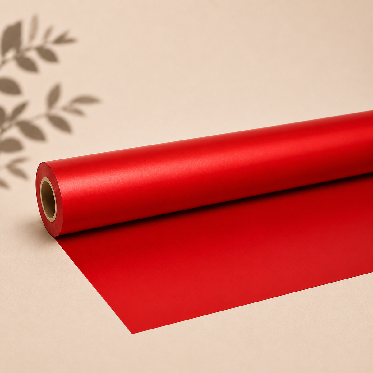 CELLOPHANE ROLL 80cm X 100met FROSTED RED