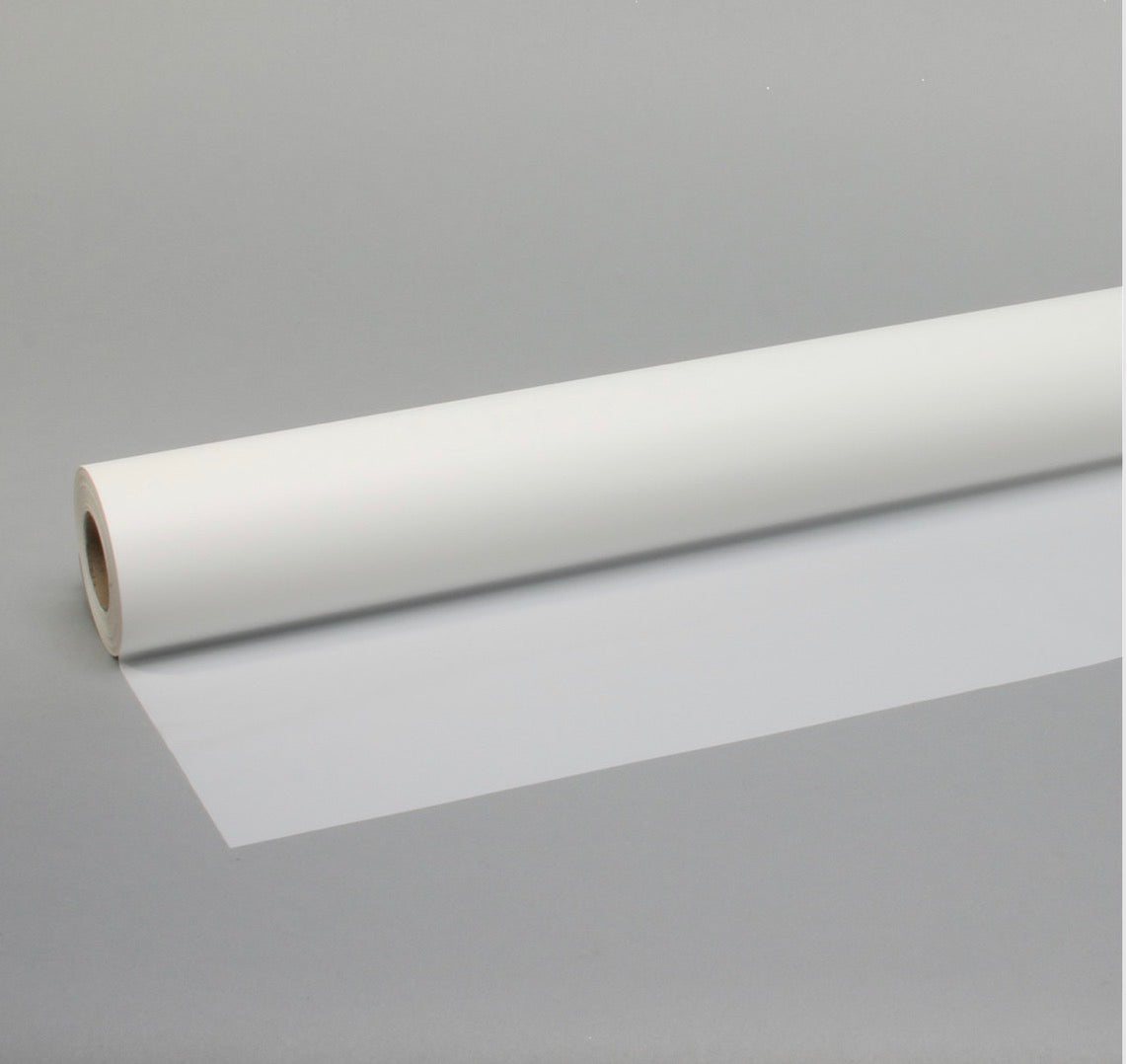 White Frosted Cellophane Florist Paper 80cm x 100m