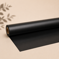 Black Frosted Cellophane Florist Paper