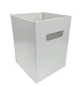 Flower Box With Handles White x 10pcs 24.5cm