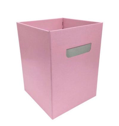 Flower Box With Handles Pink x 10pcs 24.5cm