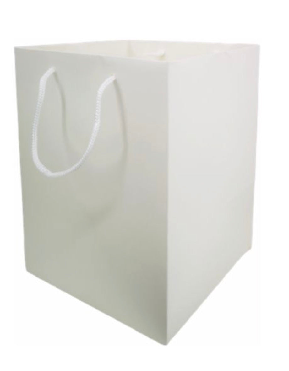 FLOWER BAG 190x190x250mm X 10pcs White