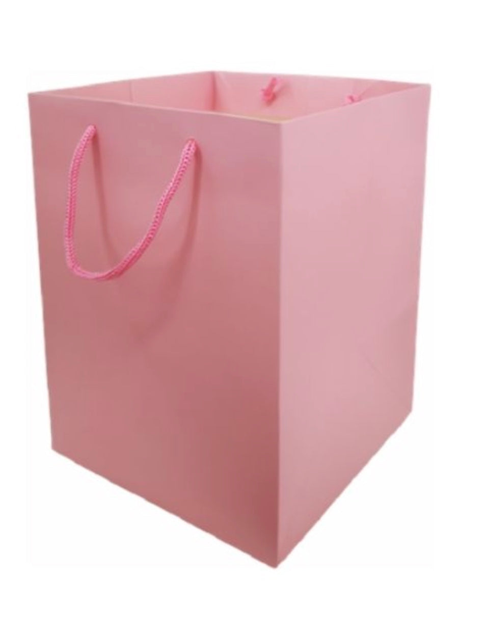 FLOWER BAG 190x190x250mm X 10pcs Pink