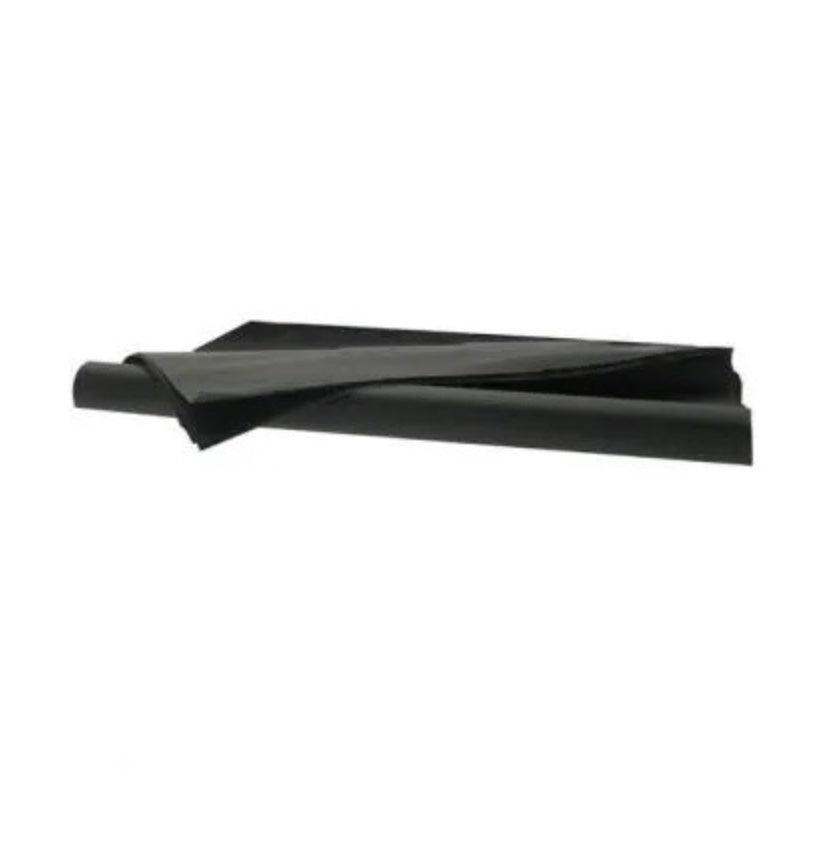 TISSUE PAPER 500 X 750mm (17gsm) X 240 SHEETS BLACK