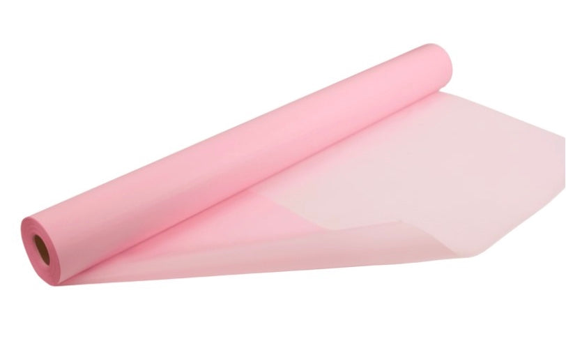 Frosted Florist Cellophane Wrap 80cmx80m- 50 micron bouquet wrapping film Pink